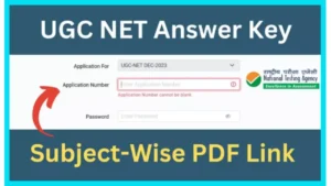 UGC NET Answer Key Download 