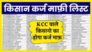 Kisan Karj Mafi List