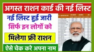 August Ration Card List 2024